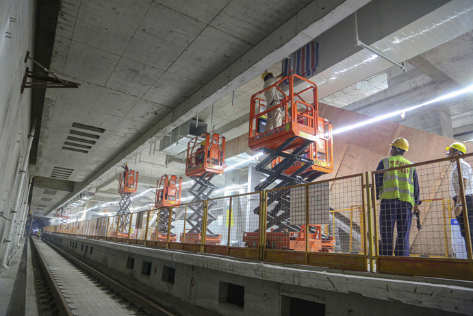 Metro station project